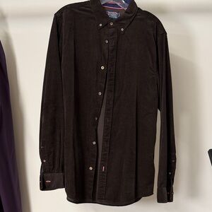 Scotch & Soda Amsterdam Corduroy Long-Sleeve Shirt - Brown